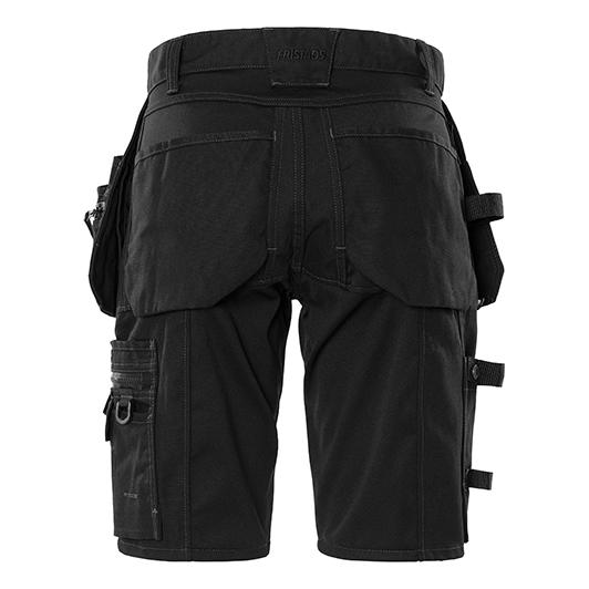 FRISTADS Handwerker Stretch-Shorts GREEN 2532 GCYD, Schwarz