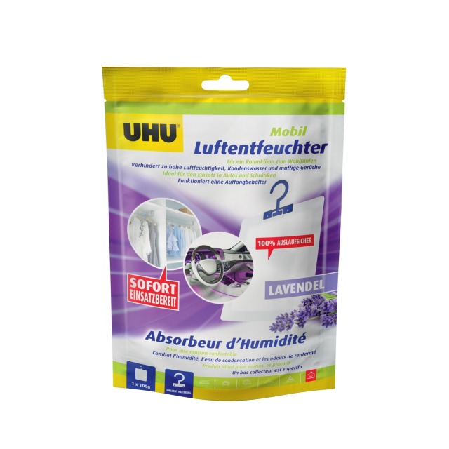 UHU Luftentfeuchter  MOBIL Neutral 100 g DE/FR