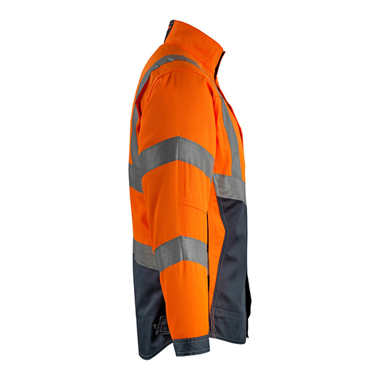 MASCOT Jacke Oxford, Hi-vis Orange/Schwarzblau, Gr.4XL
