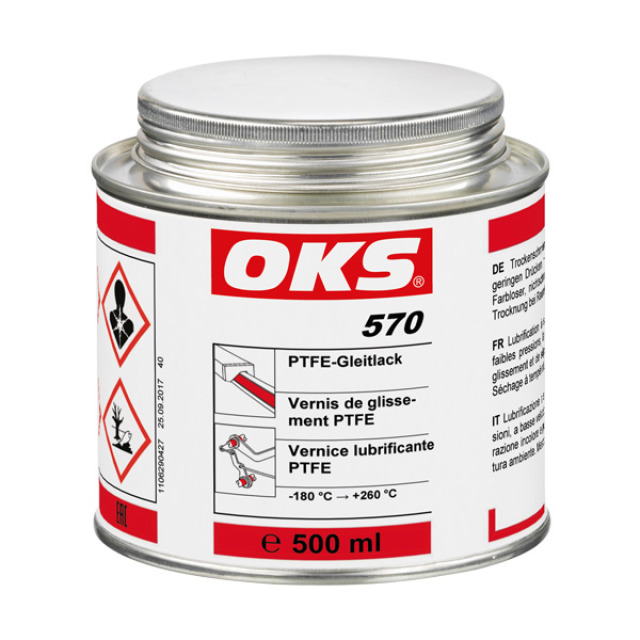 OKS 570, PTFE-Gleitlack, weißlich, 500 ml Dose