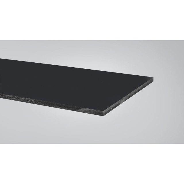 PVC-Hart Tafel, extrudiert, schwarz, ZUSCHNITT