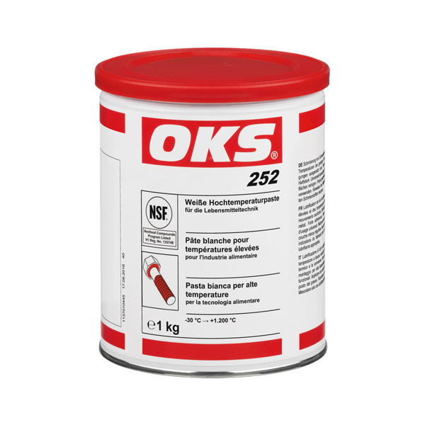 OKS 252, 200g, Weiße Hochtemperaturpaste Lebensmitteltechnik