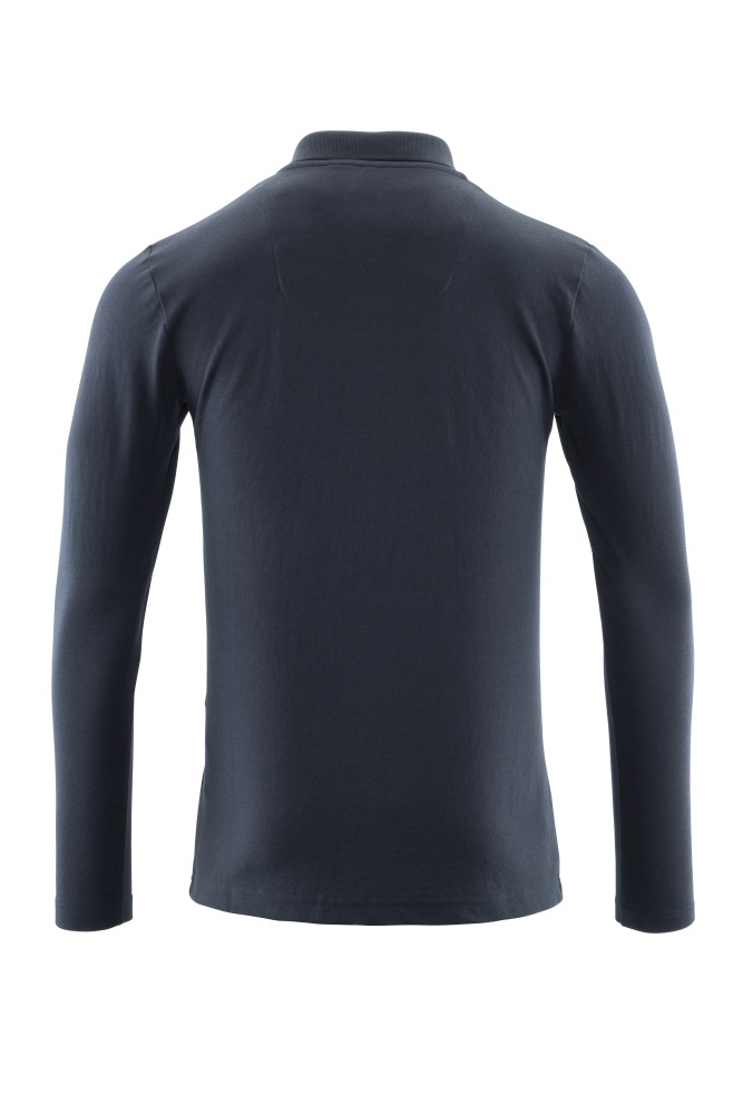 Poloshirt, Langarm, ProWash®, schwarzblau