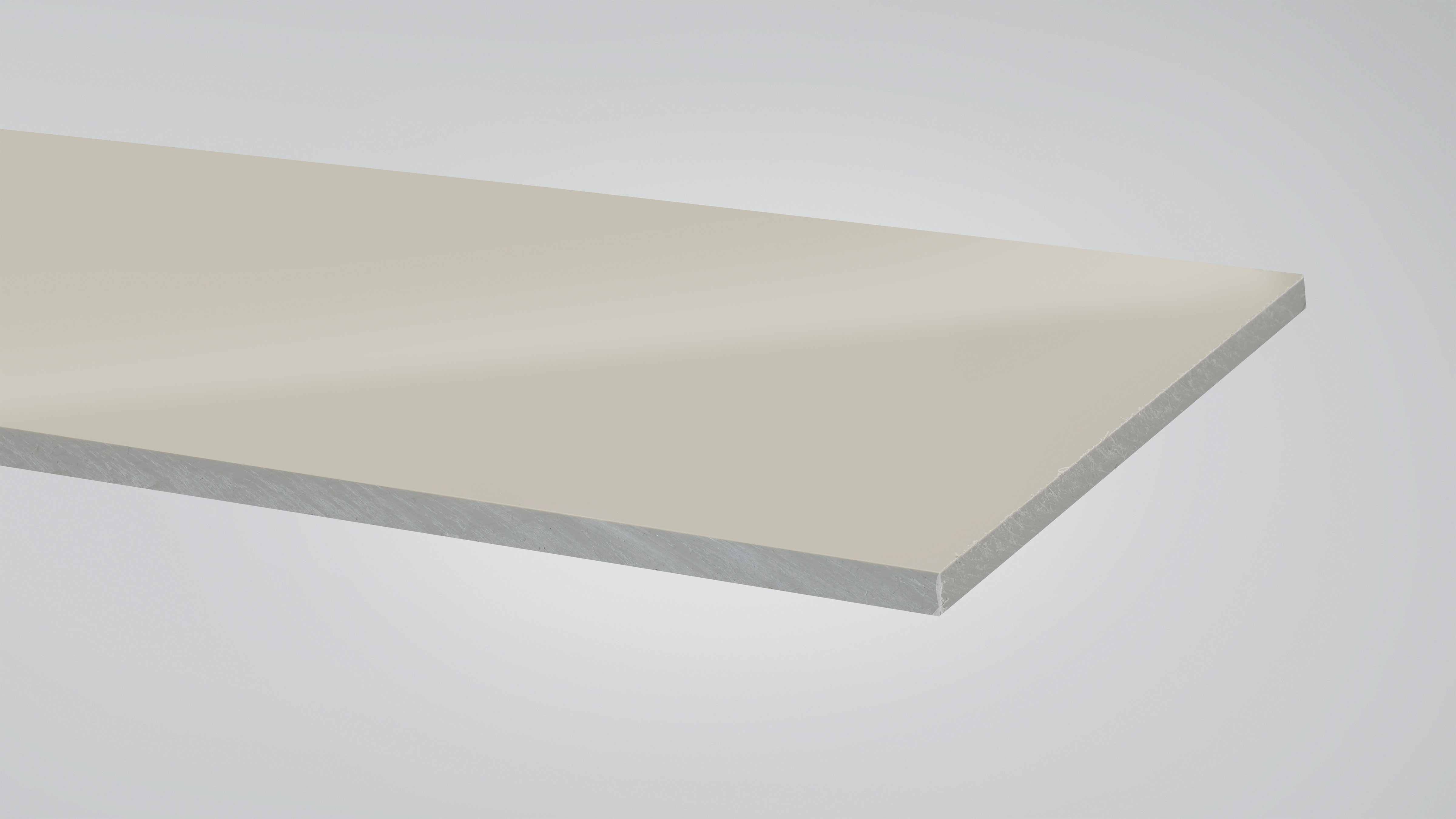 PP-Platte grau extrudiert, 1 mm dick, 2000 x 1000 mm