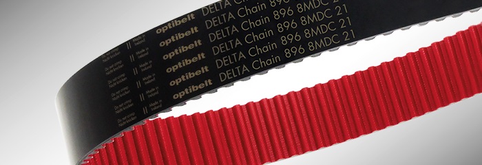 Optibelt DELTA Chain 640 8MDC 12 Hochleistungs-Zahnriemen mit Carboncord