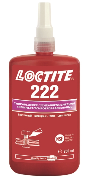 Loctite 222 Schraubensicherung, 10 ml # 22214, niedrigfest