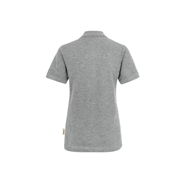 HAKRO Damen Poloshirt Classic, grau meliert, M, 110