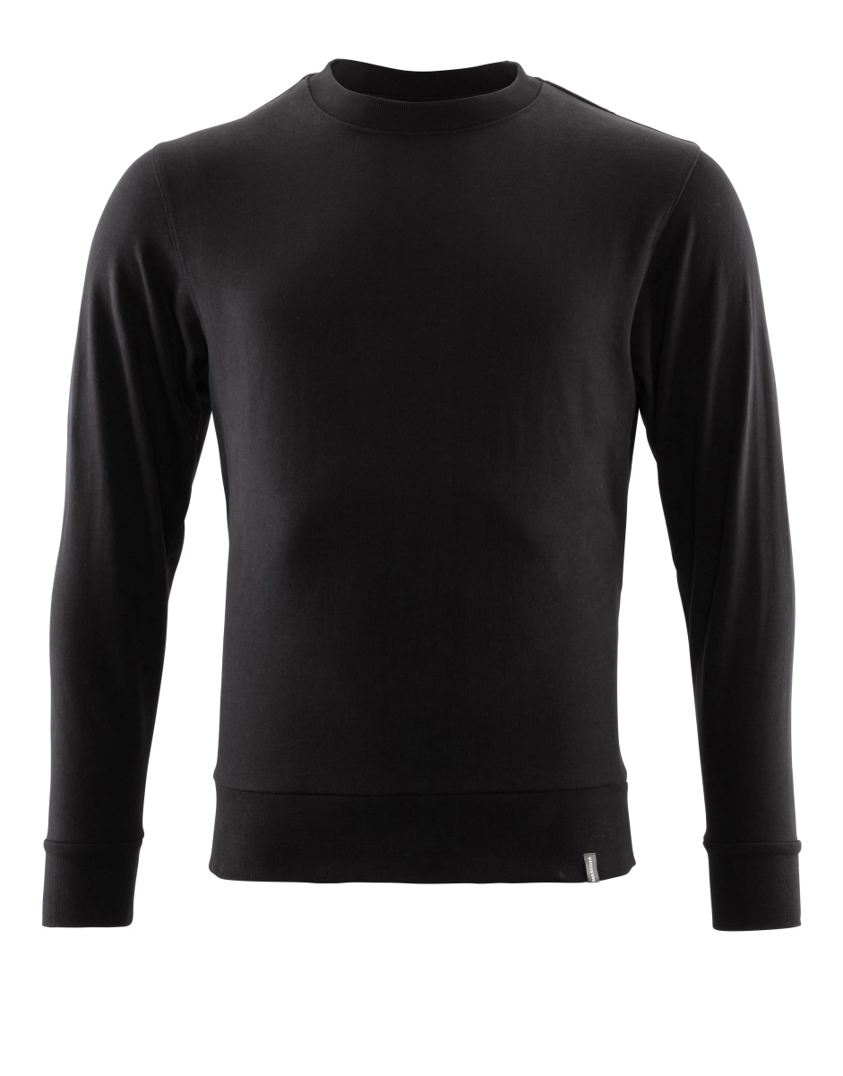 Sweatshirt 20484-798,moderne Passform, vollschwarz