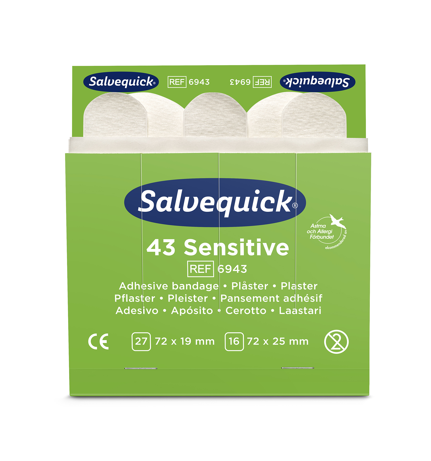 Salvequick Sensitive Pflaster - Refill 6943