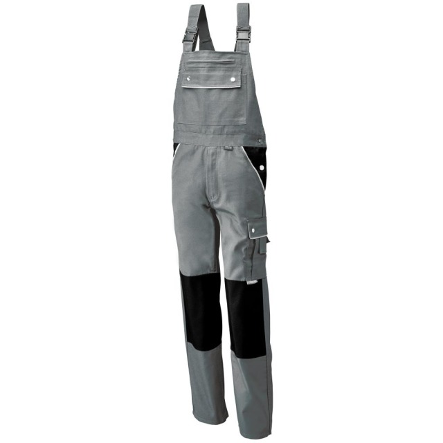 Latzhose,Canvas,320 g/qm,Gr.54,grau