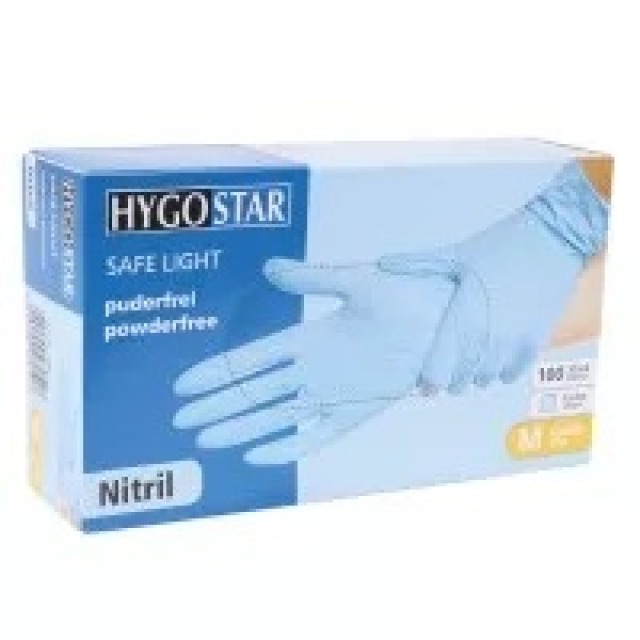Hygostar Nitril-Handschuhe, puderfrei, blau