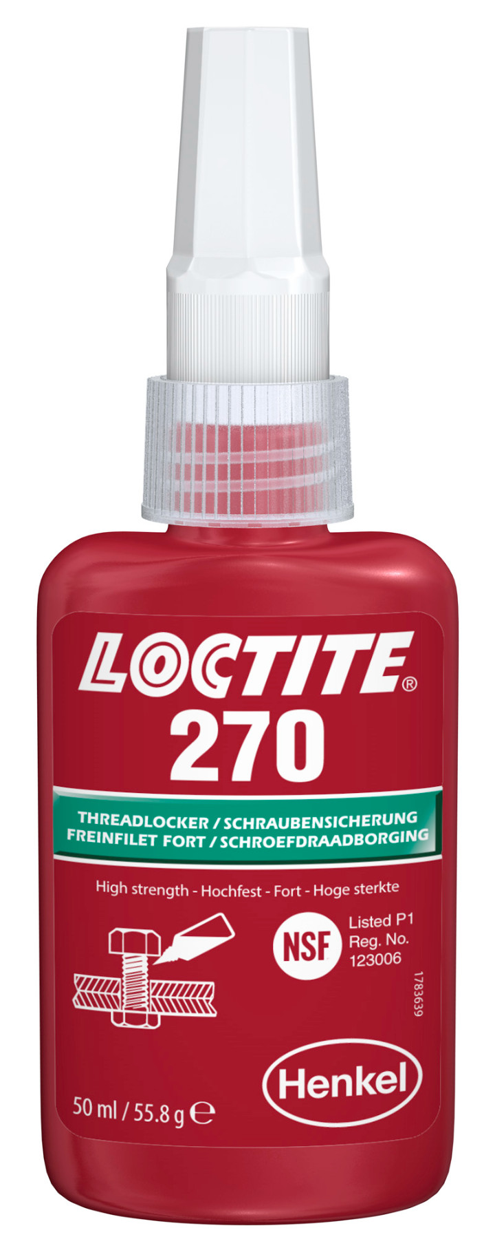 Loctite 270 Sicherung- u. Befestigung, 10 ml # 27016, stark