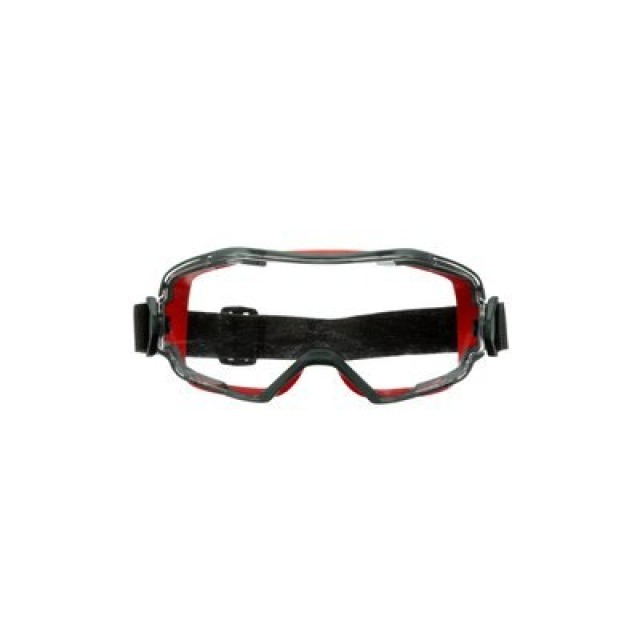 3M Vollsichtbrille GoogleGear 6000, klare Scheibe Scotchgard, Rot