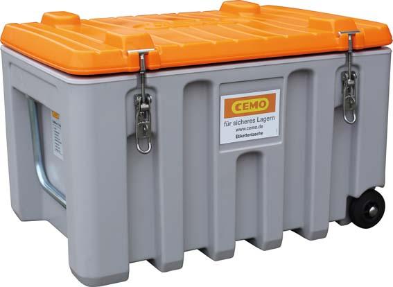 CEMbox 750 grau/orange 750 Ltr. kranbar
