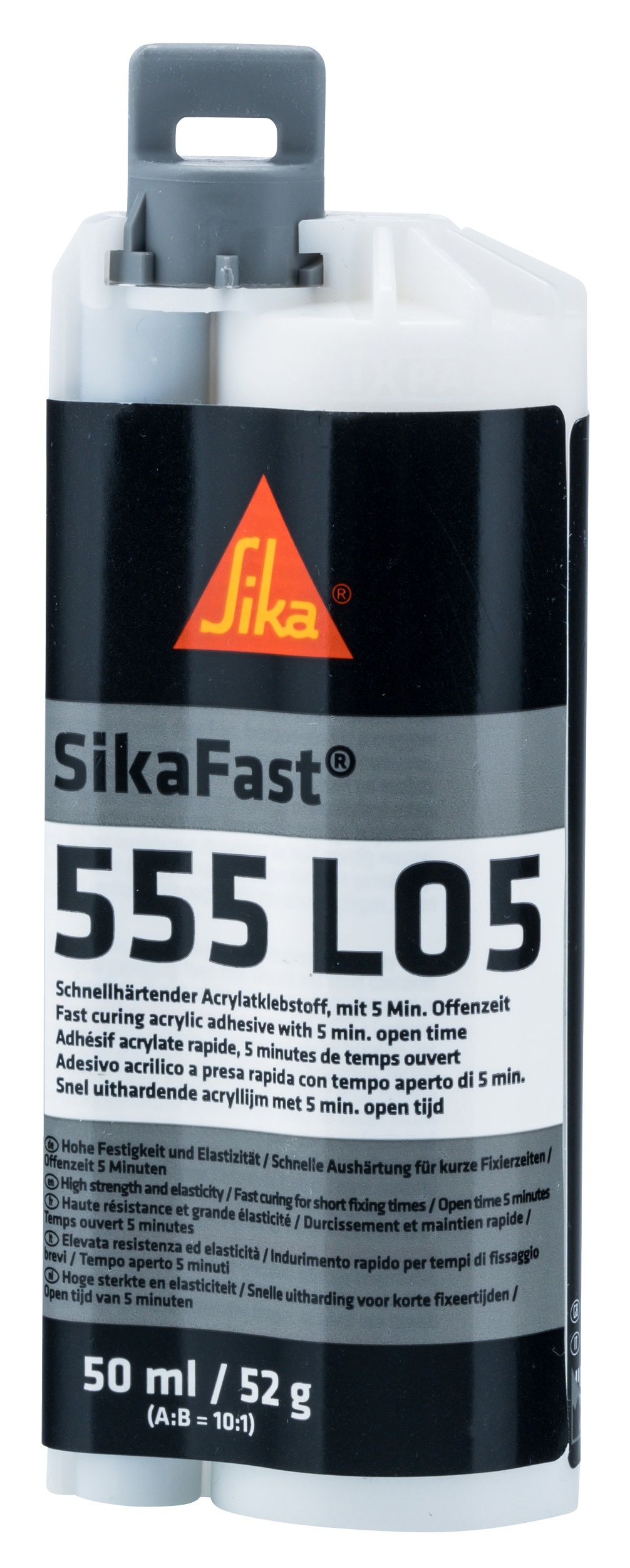 SikaFast 555 L05 AB, grau, 50 ml Dual-Kartusche, 571661