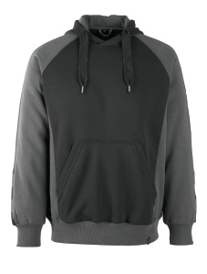 MASCOT® Regensburg Kapuzensweatshirt Größe S, schwarz/dunkelanthrazit