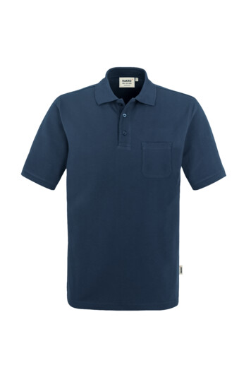 HAKRO Pocket-Poloshirt Top, marine, M, 802