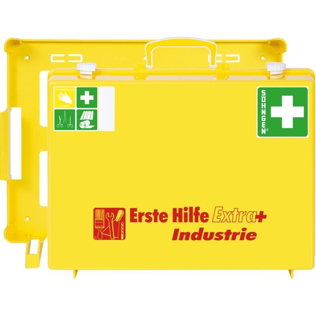 Erste-Hilfe-Koffer Extra, DIN 13157, gelb