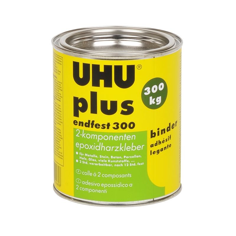 UHU PLUS ENDFEST 300 2-K Epoxidharzklebstoff Binder, 915 g Dose