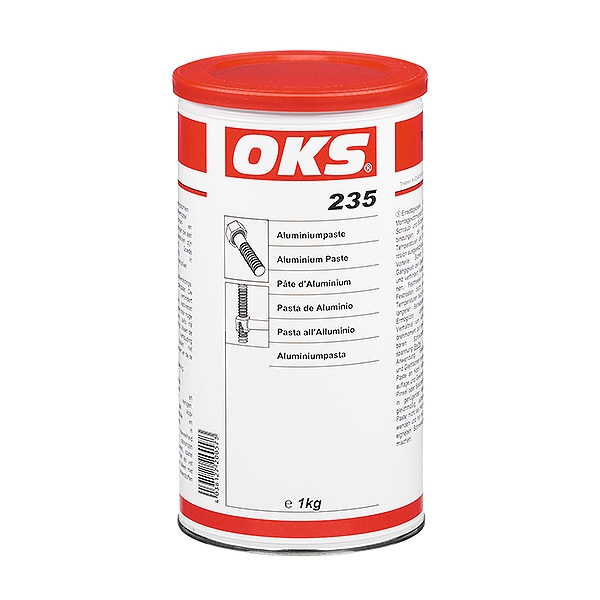 OKS 235, 250 g, Aluminium-Paste, Pinseldose
