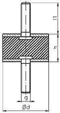 GMP A 55° 10-10-1 bds M4x10 AG