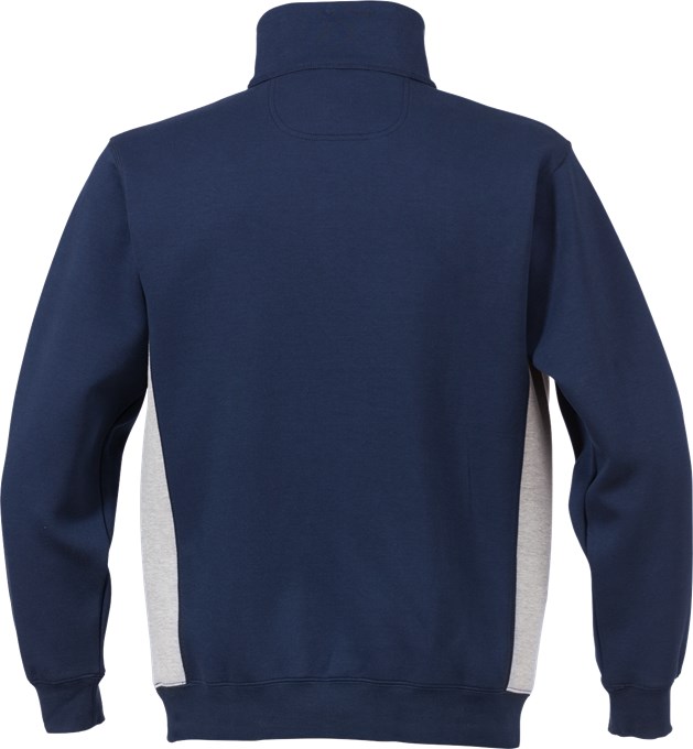Acode Zipper-Sweatshirt 1705 DF, Marine/Grau, 100209-586