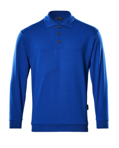 MASCOT® Trinidad Polo-Sweatshirt, kornblau