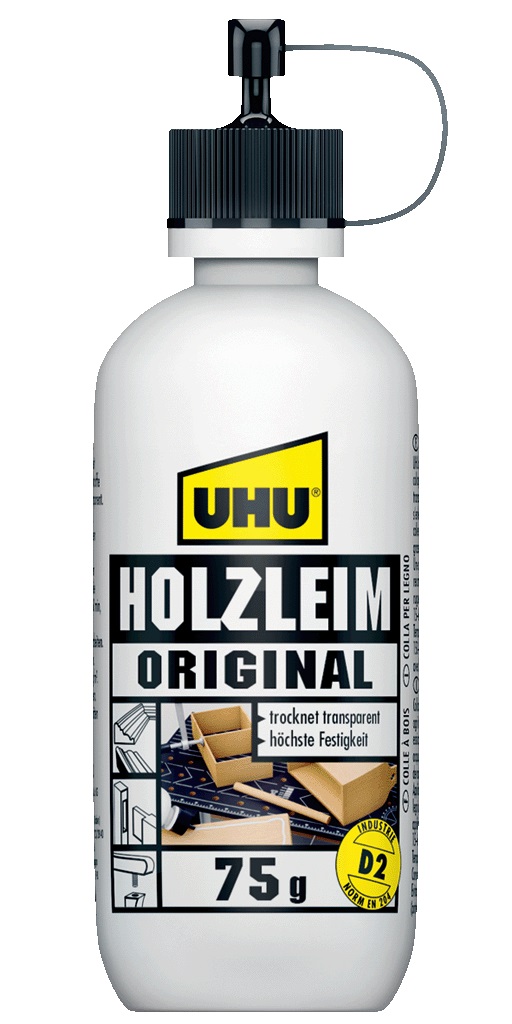 UHU HOLZLEIM ORIGINAL Flasche 75 g DE/FR/IT