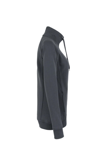 HAKRO Damen Sweatjacke College, anthrazit, XS, 406