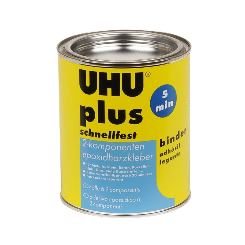 UHU Plus Schnellfest, 15,5 g Doppelkammerspritz inkl. Misc