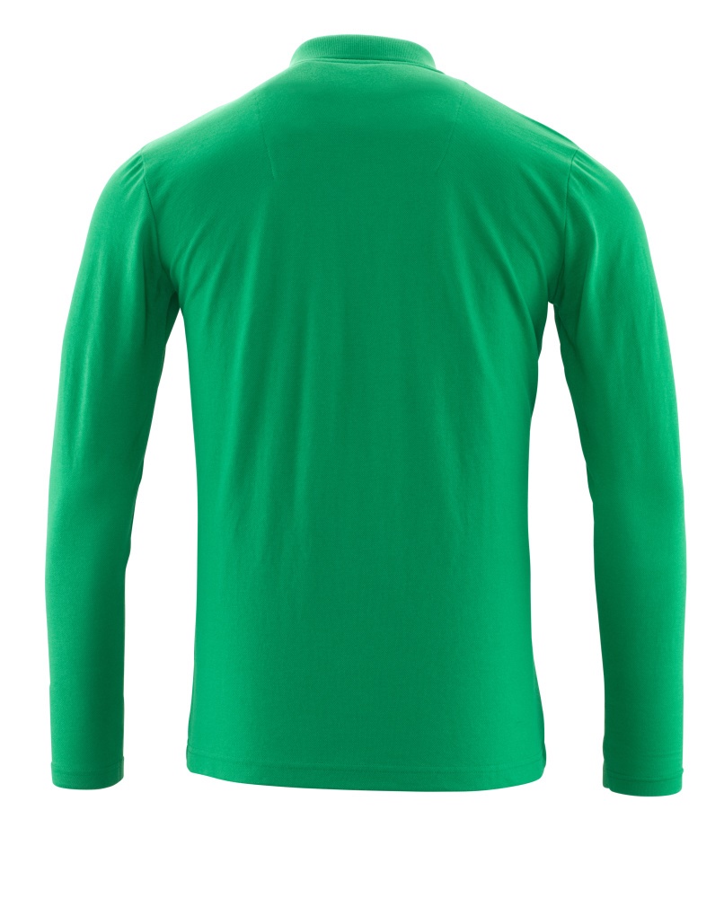 Poloshirt, Langarm, ProWash®, grasgrün