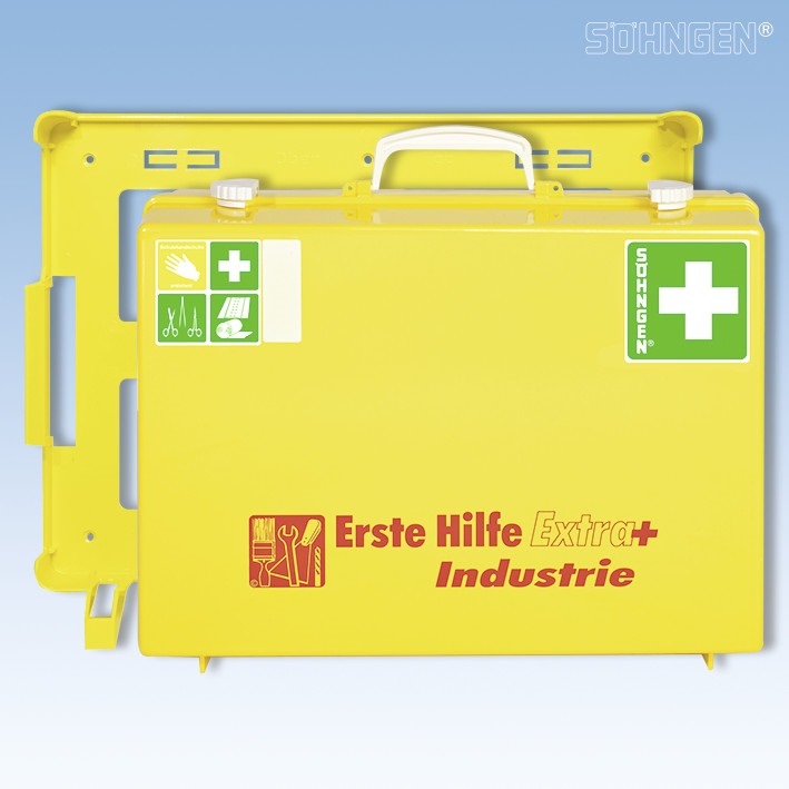 Erste-Hilfe-Koffer Extra+ Büro, DIN 13157, gelb