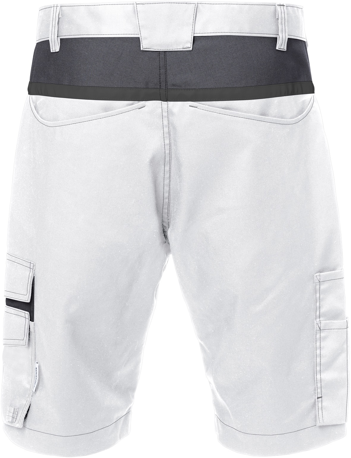 FRISTADS Shorts 2562 STFP - Weiß/Grau