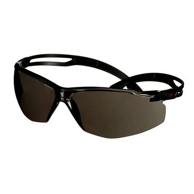 3M Schutzbrille SecureFit 500 graue Scheibe, schwarze Bügel, Scotchgard-Beschichtung