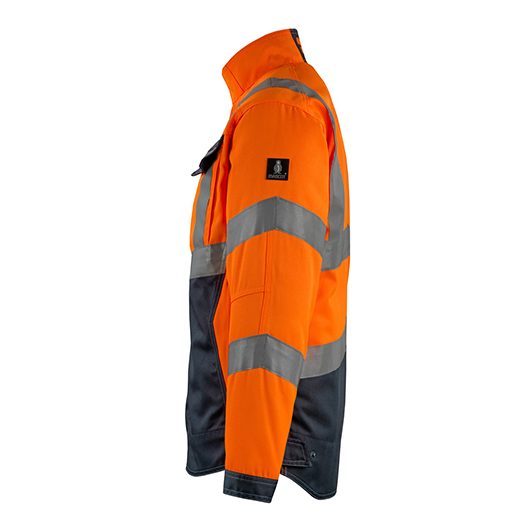 MASCOT Jacke Oxford, Hi-vis Orange/Schwarzblau, Gr.4XL