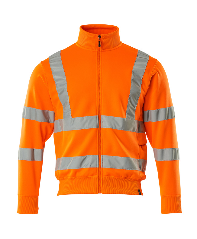 MASCOT® Maringa Sweatshirt mit Reißverschluss, hi-vis orange