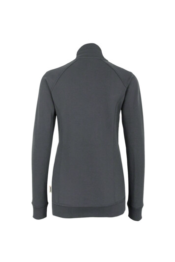 HAKRO Damen Sweatjacke College, anthrazit, XS, 406