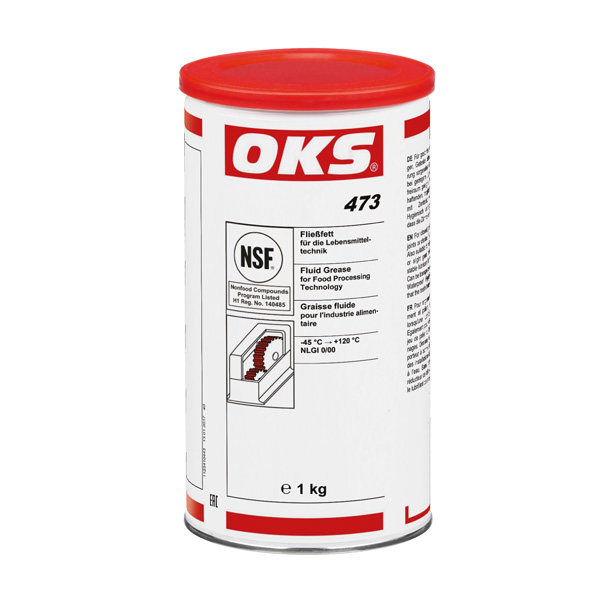 OKS 473, Fließfett für die Lebensmitteltechnik, 1 kg Dose