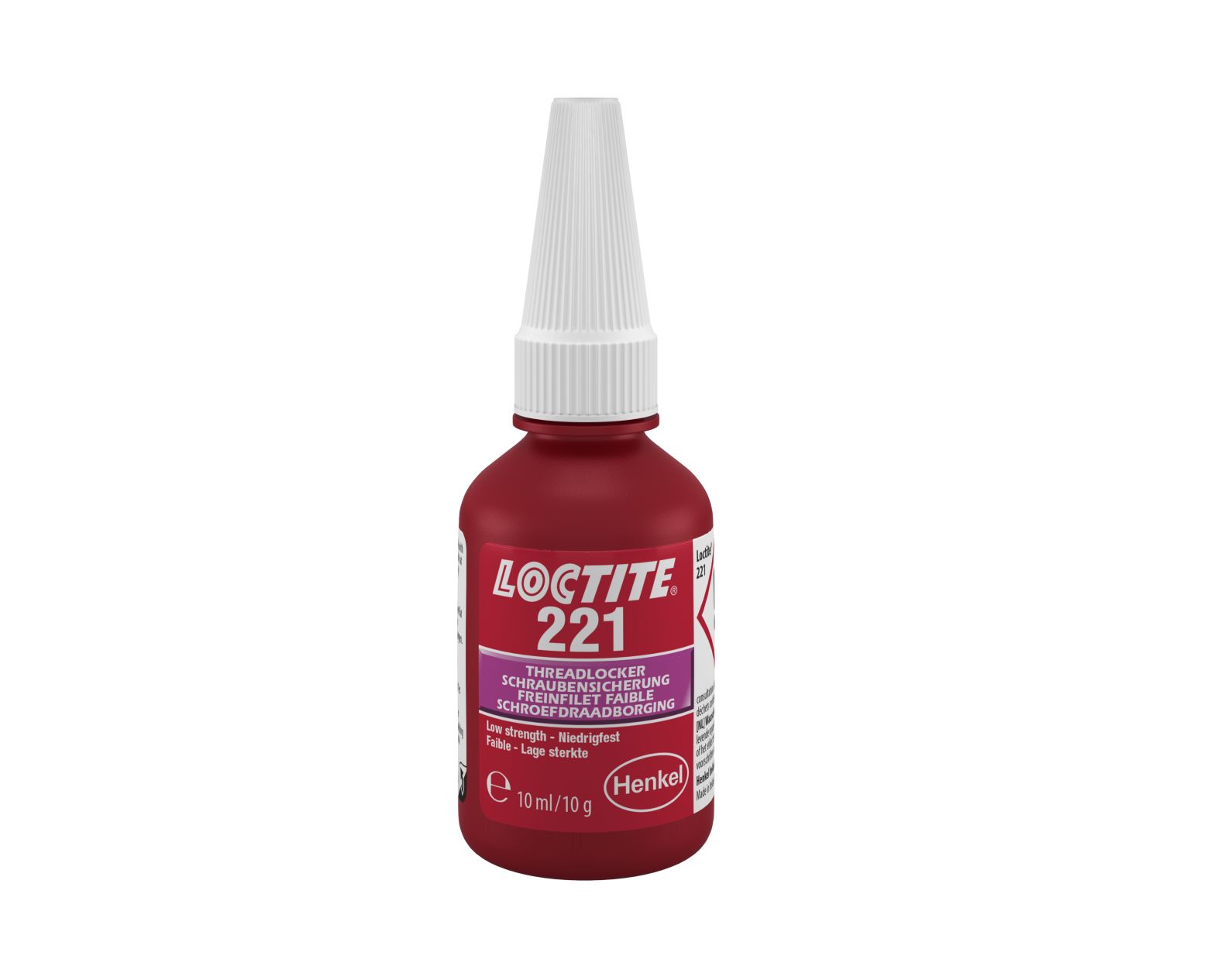 Loctite 221 Schraubensicherung, 10 ml # 22112, niedrigfest