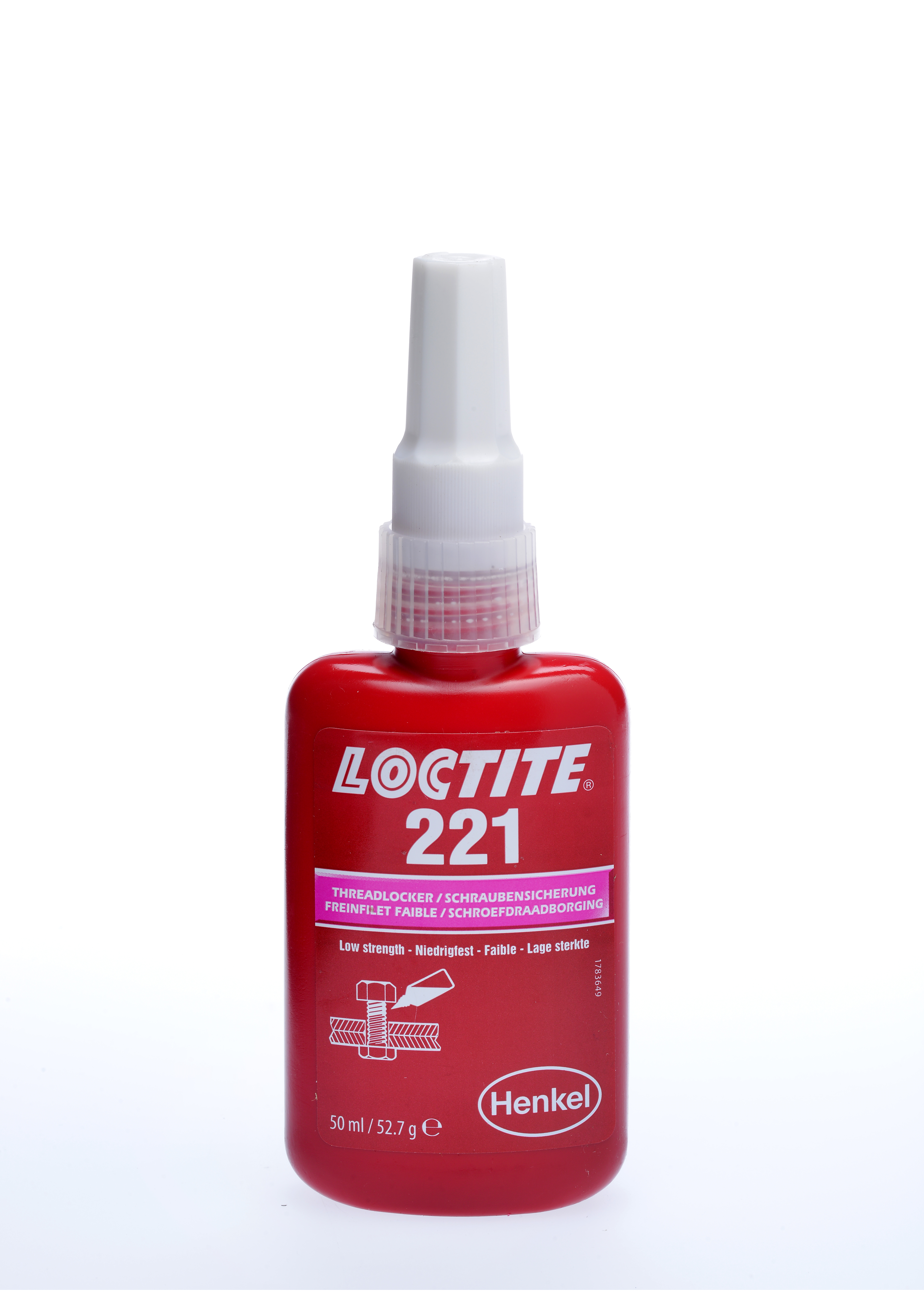 Loctite 221 Schraubensicherung, 10 ml # 22112, niedrigfest