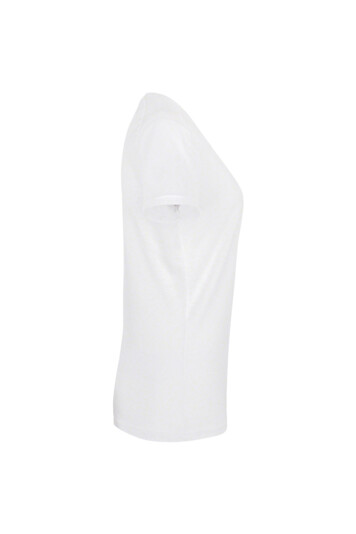HAKRO Damen V-Shirt Mikralinar® PRO, hp weiß, XL, 182