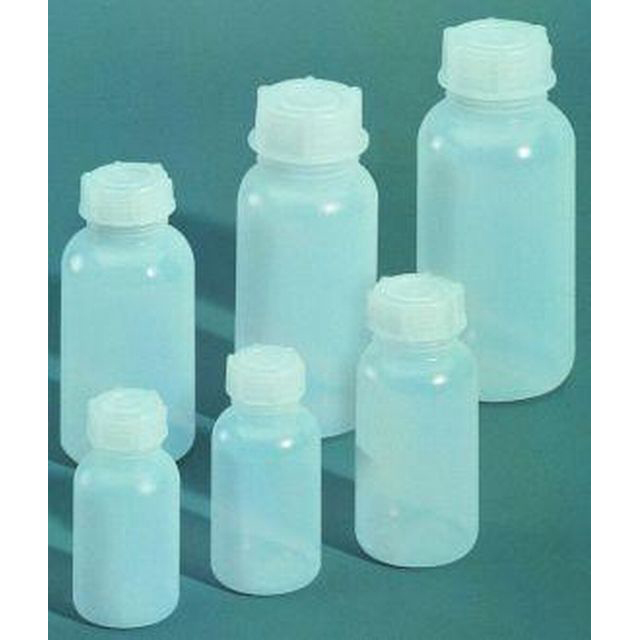 PE-Weithalsflaschen, 100 ml,Nr. 303/100, ohne Verschluss