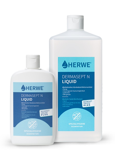 Herwe Dermasept N Liquid, 150 ml Kittelflasche