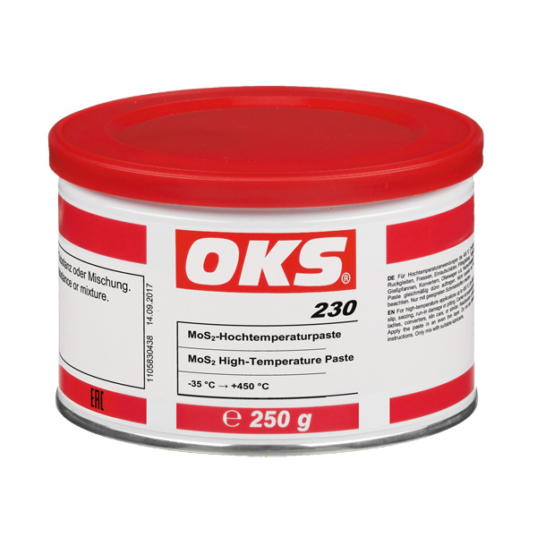 OKS 230, MOS-2-Hochtemperaturpaste, schwarz, 250 g Dose