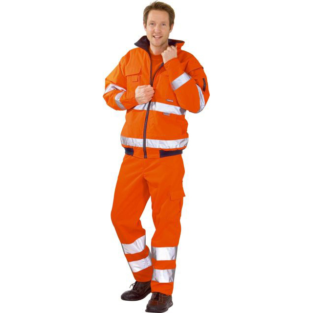 Warn-Piloten-Jacke, orange