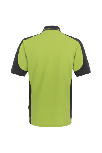 HAKRO Poloshirt Contrast Mikralinar®, kiwi/anthrazit
