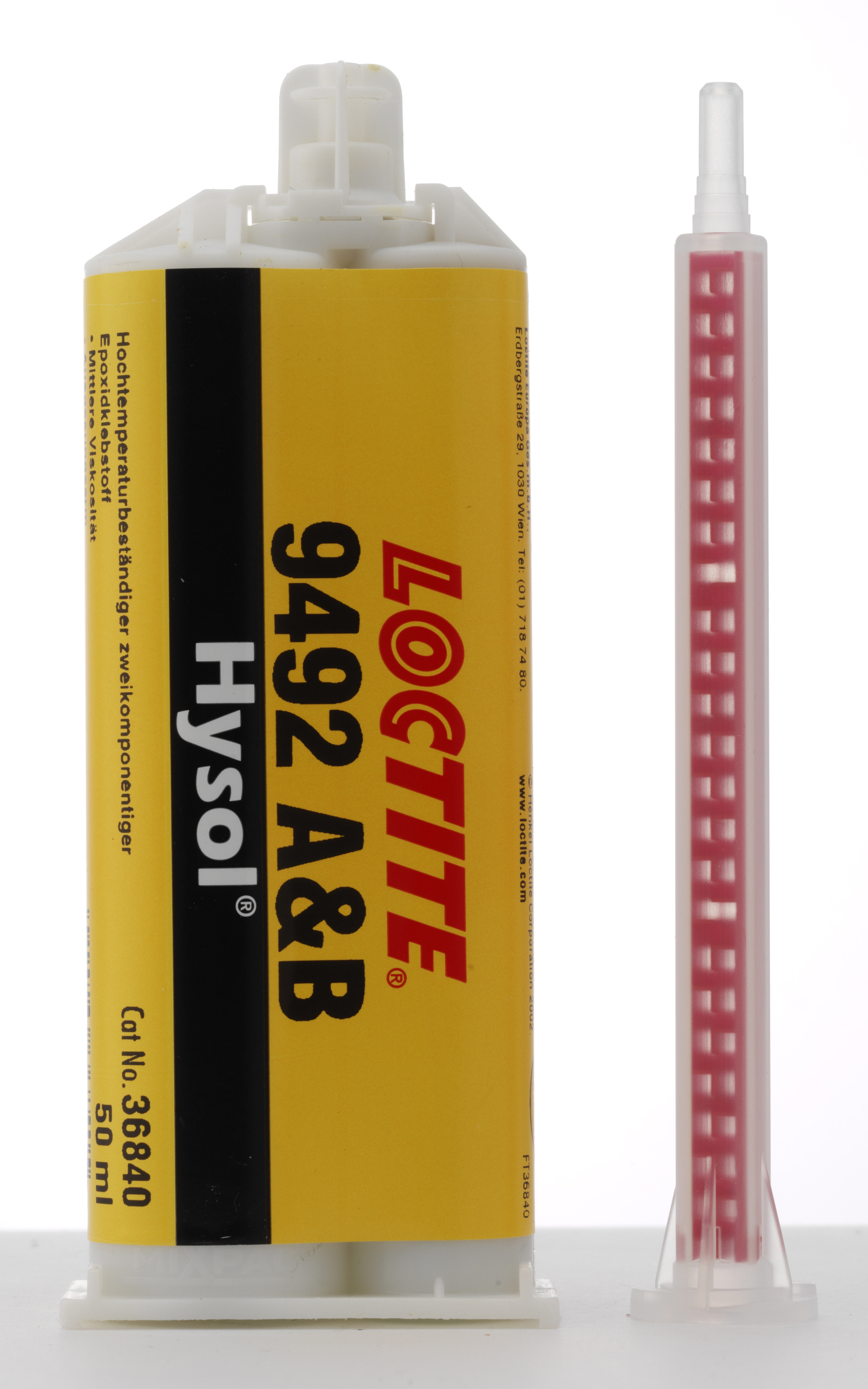 LOCTITE® EA 9492 2K-Epoxidklebstoff, bis +180 °C, chemische Beständigkeit, 50 ml