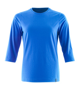 T-Shirt mit ¾ Arm, Damen, ProWash®, azurblau