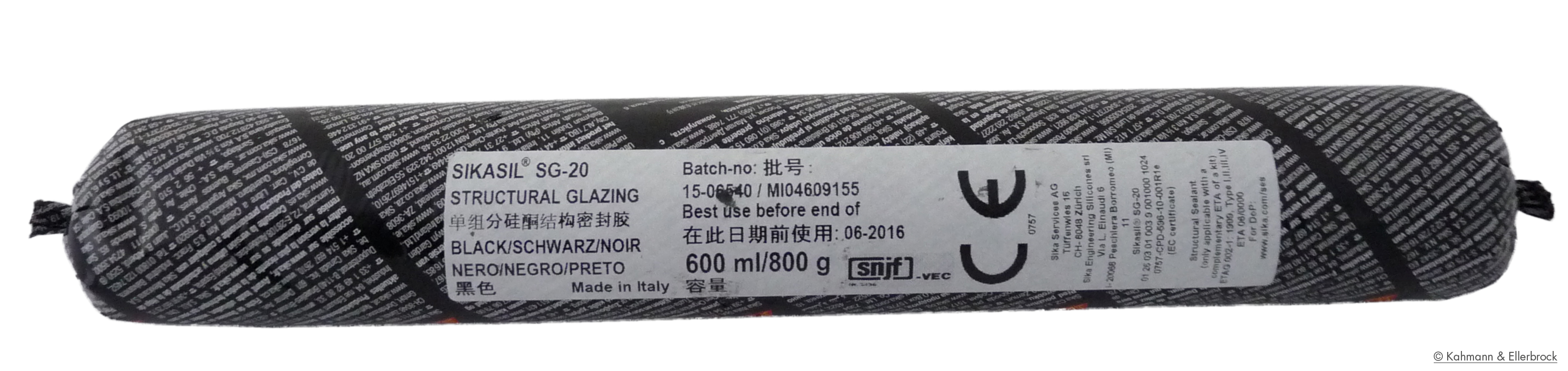 Sikasil® SG-20 Silikon, 600 ml