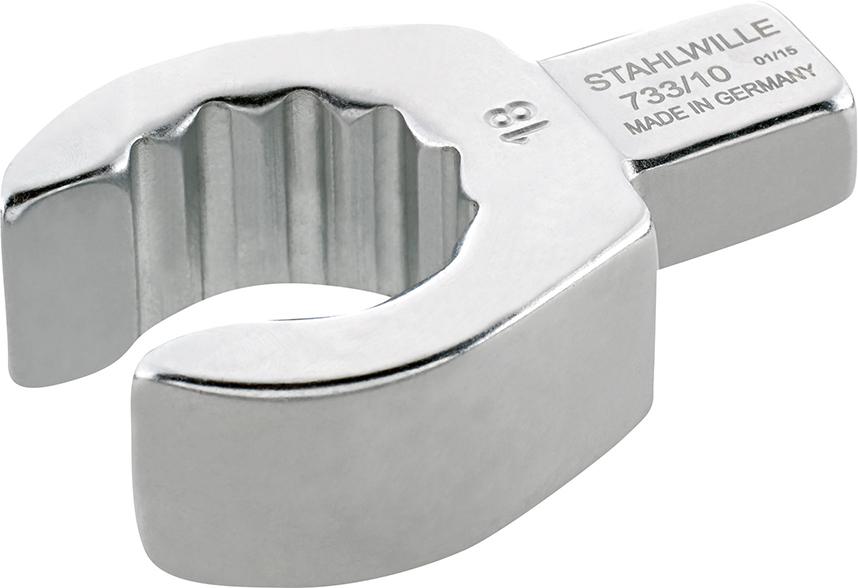 Einsteck-Ringschlüssel offen 22mm 9x12mm Stahlwille